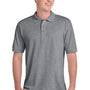 Port & Company Mens Core Stain Resistant Short Sleeve Polo Shirt - Heather Grey