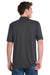 Port & Company KP55/KP55T Mens Core Stain Resistant Short Sleeve Polo Shirt Charcoal Grey Model Back