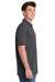 Port & Company KP55/KP55T Mens Core Stain Resistant Short Sleeve Polo Shirt Charcoal Grey Model Side