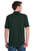 Port & Company KP55/KP55T Mens Core Stain Resistant Short Sleeve Polo Shirt Dark Green Model Back