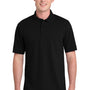 Port & Company Mens Core Stain Resistant Short Sleeve Polo Shirt - Jet Black