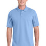 Port & Company Mens Core Stain Resistant Short Sleeve Polo Shirt - Light Blue