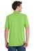 Port & Company KP55/KP55T Mens Core Stain Resistant Short Sleeve Polo Shirt Lime Green Model Back
