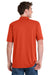 Port & Company KP55/KP55T Mens Core Stain Resistant Short Sleeve Polo Shirt Orange Model Back