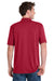 Port & Company KP55/KP55T Mens Core Stain Resistant Short Sleeve Polo Shirt Red Model Back