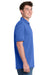Port & Company KP55/KP55T Mens Core Stain Resistant Short Sleeve Polo Shirt Royal Blue Model Side