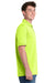 Port & Company KP55/KP55T Mens Core Stain Resistant Short Sleeve Polo Shirt Safety Green Model Side
