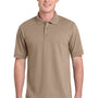 Port & Company Mens Core Stain Resistant Short Sleeve Polo Shirt - Sand Brown