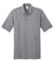 Port & Company KP55/KP55T Mens Core Stain Resistant Short Sleeve Polo Shirt Heather Grey Flat Front