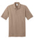 Port & Company KP55/KP55T Mens Core Stain Resistant Short Sleeve Polo Shirt Sand Brown Flat Front