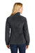 Port Authority L190 Womens Plush Fleece Full Zip Jacket Black Model Back