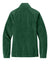 Port Authority L190 Womens Plush Fleece Full Zip Jacket Dark Green Flat Back