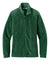 Port Authority L190 Womens Plush Fleece Full Zip Jacket Dark Green Flat Front