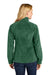 Port Authority L190 Womens Plush Fleece Full Zip Jacket Dark Green Model Back