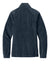 Port Authority L190 Womens Plush Fleece Full Zip Jacket Night Navy Blue Flat Back