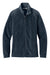 Port Authority L190 Womens Plush Fleece Full Zip Jacket Night Navy Blue Flat Front
