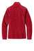 Port Authority L190 Womens Plush Fleece Full Zip Jacket Rich Red Flat Back