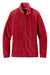 Port Authority L190 Womens Plush Fleece Full Zip Jacket Rich Red Flat Front