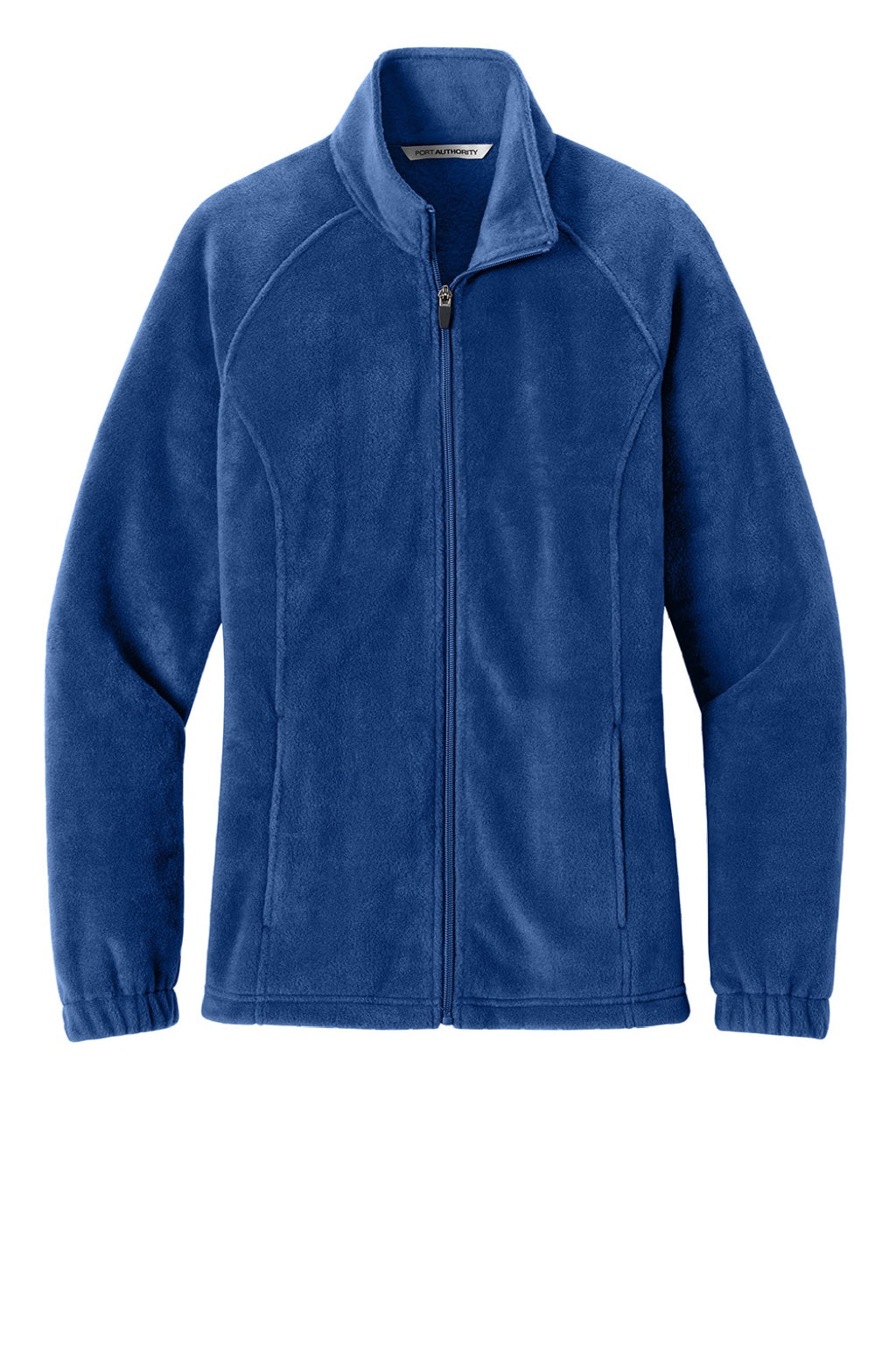 Port Authority L190 Womens Plush Fleece Full Zip Jacket Royal Blue Flat Front