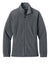 Port Authority L190 Womens Plush Fleece Full Zip Jacket Heather Storm Grey Flat Front