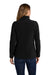 Port Authority L217 Womens Full Zip Fleece Jacket Black Model Back