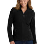 Port Authority Womens Full Zip Fleece Jacket - Black