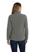 Port Authority L217 Womens Full Zip Fleece Jacket Deep Smoke Grey Model Back