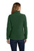 Port Authority L217 Womens Full Zip Fleece Jacket Forest Green Model Back
