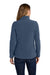 Port Authority L217 Womens Full Zip Fleece Jacket Insignia Blue Model Back