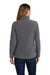 Port Authority L217 Womens Full Zip Fleece Jacket Iron Grey Model Back