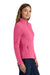 Port Authority L217 Womens Full Zip Fleece Jacket Blossom Pink Model Side