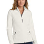 Port Authority Womens Full Zip Fleece Jacket - Winter White