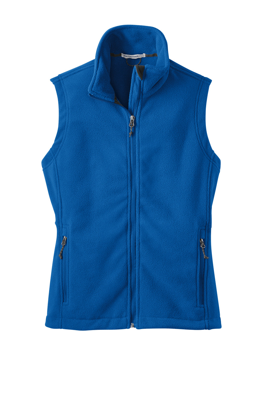 Port Authority L219 Womens Full Zip Fleece Vest True Royal Blue Flat Front
