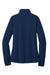 Port Authority L224 Womens Pill Resistant Microfleece 1/4 Zip Sweatshirt True Navy Blue Flat Back