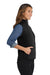 Port Authority L226 Womens Pill Resistant Microfleece Full Zip Vest Black Model Side