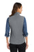 Port Authority L226 Womens Pill Resistant Microfleece Full Zip Vest Pearl Grey Model Back