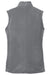 Port Authority L226 Womens Pill Resistant Microfleece Full Zip Vest Pearl Grey Flat Back