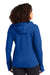 Sport-Tek L248 Womens Tech Moisture Wicking Fleece Full Zip Hooded Sweatshirt Hoodie w/ Pockets True Royal Blue Model Back