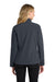 Port Authority L317 Womens Core Wind & Water Resistant Full Zip Jacket Battleship Grey Model Back