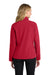 Port Authority L317 Womens Core Wind & Water Resistant Full Zip Jacket Rich Red Model Back