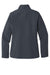 Port Authority L317 Womens Core Wind & Water Resistant Full Zip Jacket Battleship Grey Flat Back