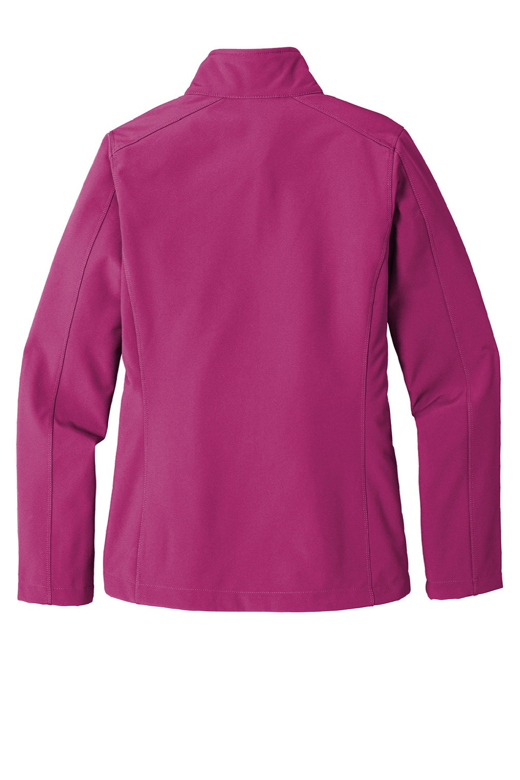Port Authority L317 Womens Core Wind & Water Resistant Full Zip Jacket Very Berry Flat Back