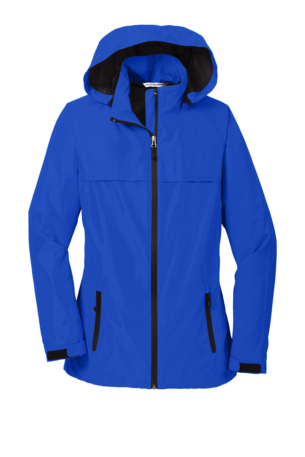 Port Authority L333 Womens Torrent Waterproof Full Zip Hooded Jacket True Royal Blue Flat Front