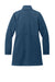 Port Authority L425 Womens Arc Pill Resistant Sweater Fleece Full Zip Long Jacket Heather Insignia Blue Flat Back