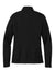 Port Authority L428 Womens Arc Pill Resistant Sweater Fleece Full Zip Jacket Deep Black Flat Back