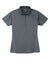 Sport-Tek L474 Womens Dri-Mesh Moisture Wicking Short Sleeve Polo Shirt Steel Grey Flat Front