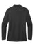Port Authority L500LS Womens Silk Touch Wrinkle Resistant Long Sleeve Polo Shirt Black Flat Back