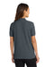 Port Authority L500 Womens Silk Touch Wrinkle Resistant Short Sleeve Polo Shirt Steel Grey Model Back
