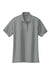 Port Authority L500 Womens Silk Touch Wrinkle Resistant Short Sleeve Polo Shirt Cool Grey Flat Front