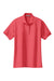 Port Authority L500 Womens Silk Touch Wrinkle Resistant Short Sleeve Polo Shirt Hibiscus Flat Front